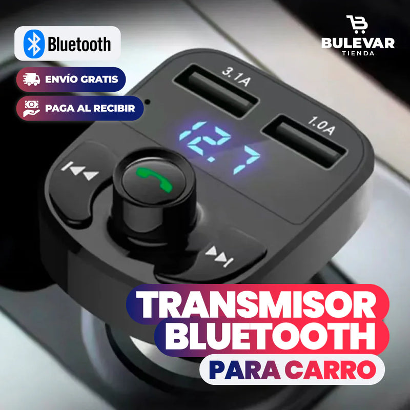 RECEPTOR BLUETOOTH CON CARGA RÁPIDA™