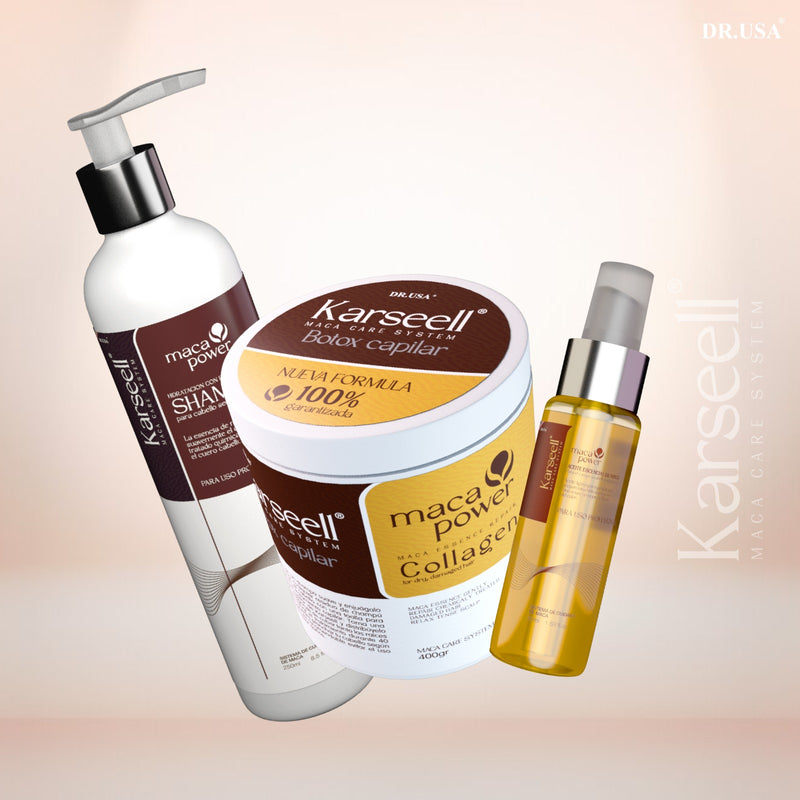 COMBO KARSEELL 3 EN 1 - BOTOX + SHAMPOO + ACEITE DE ARGAN