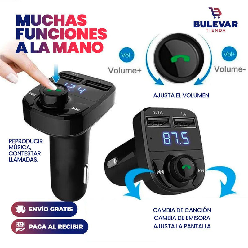 TRANSMISOR BLUETOOTH CON CARGA RÁPIDA™ - My Store