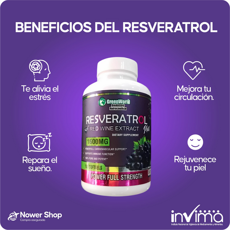 RESVERATROL IMPORTADO ORIGINAL ®